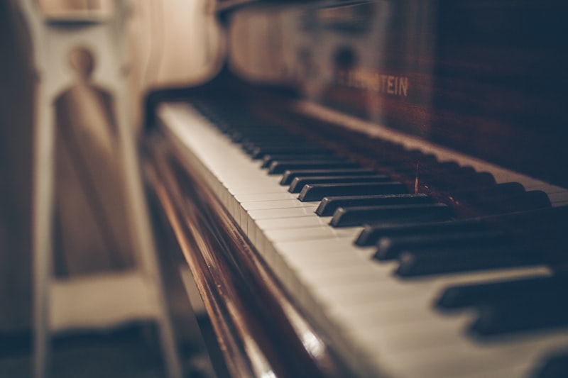 Polished piano wood